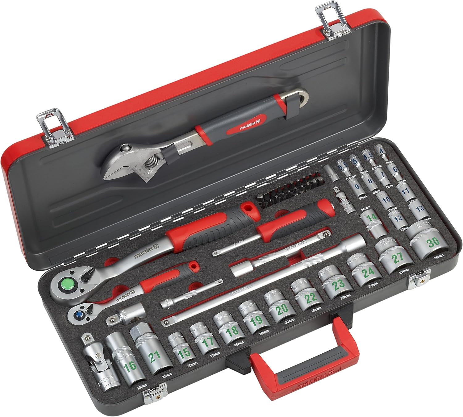 Meister Bit and Socket-Set 56 pieces, 8429200 – BigaMart