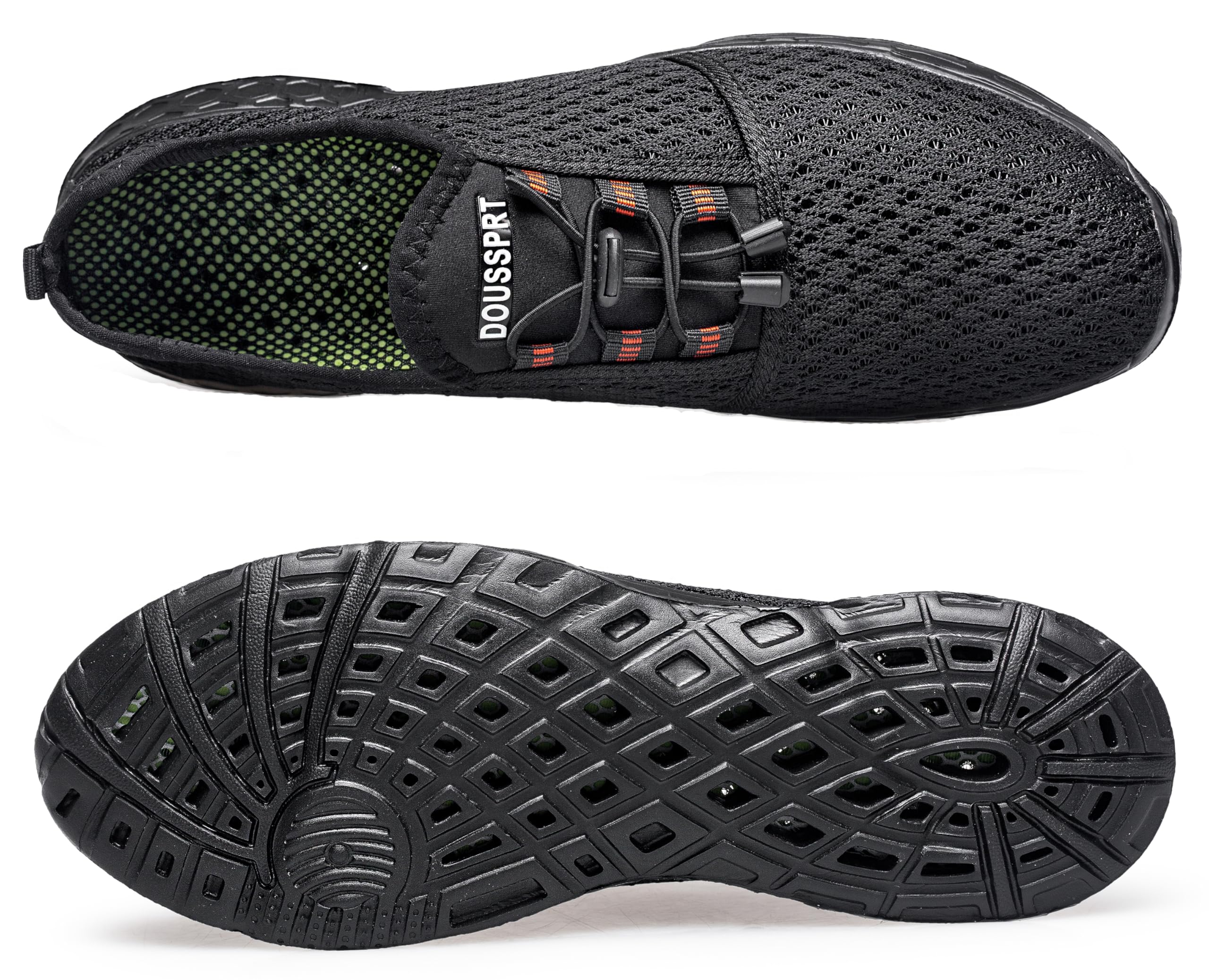 DOUSSPRT Men's Water Shoes Quick Drying Sports Aqua Shoes