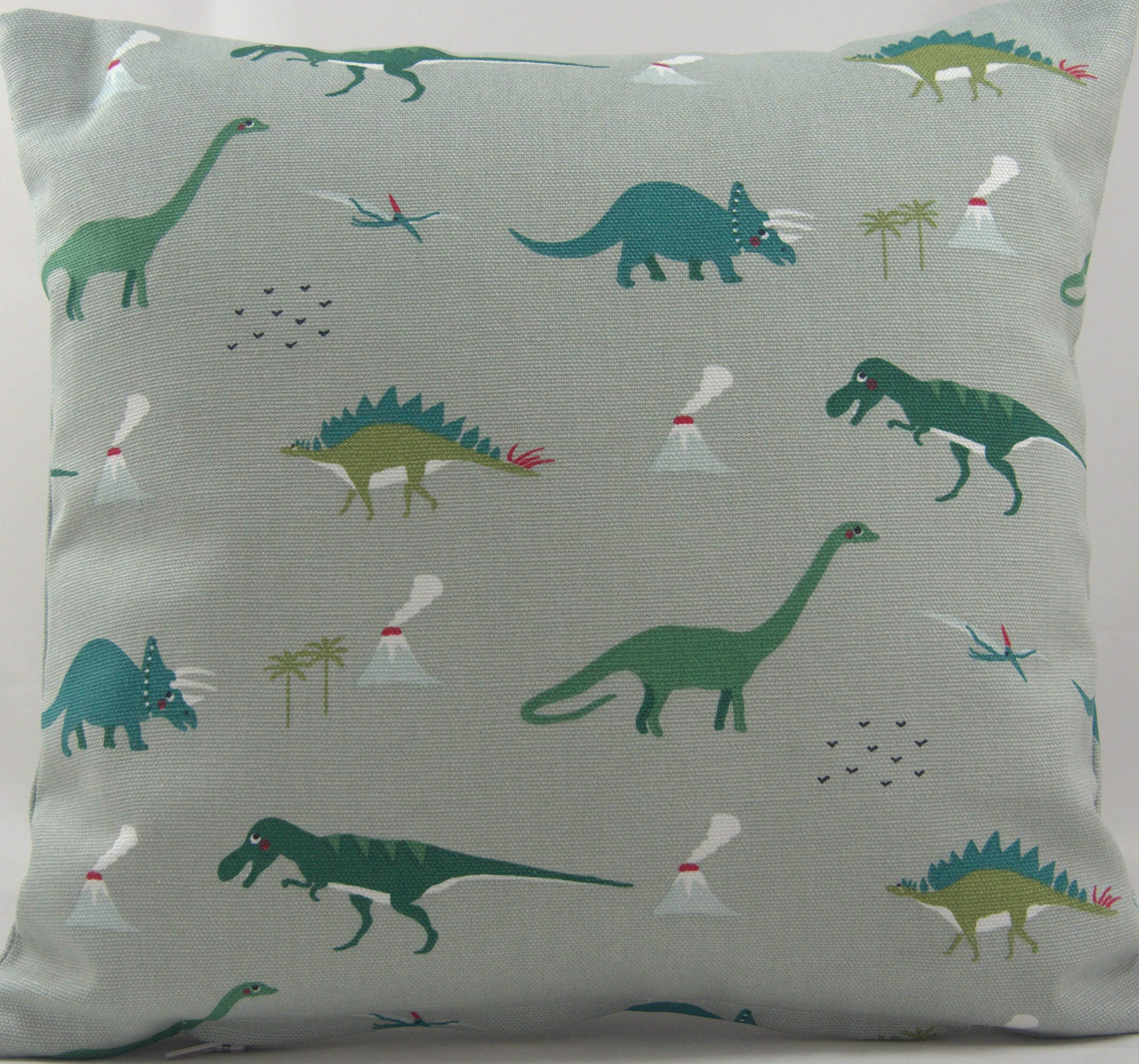 Sophie Allport Dinosaur Fabric. 100% Cotton 12"/30cm Cushion Cover