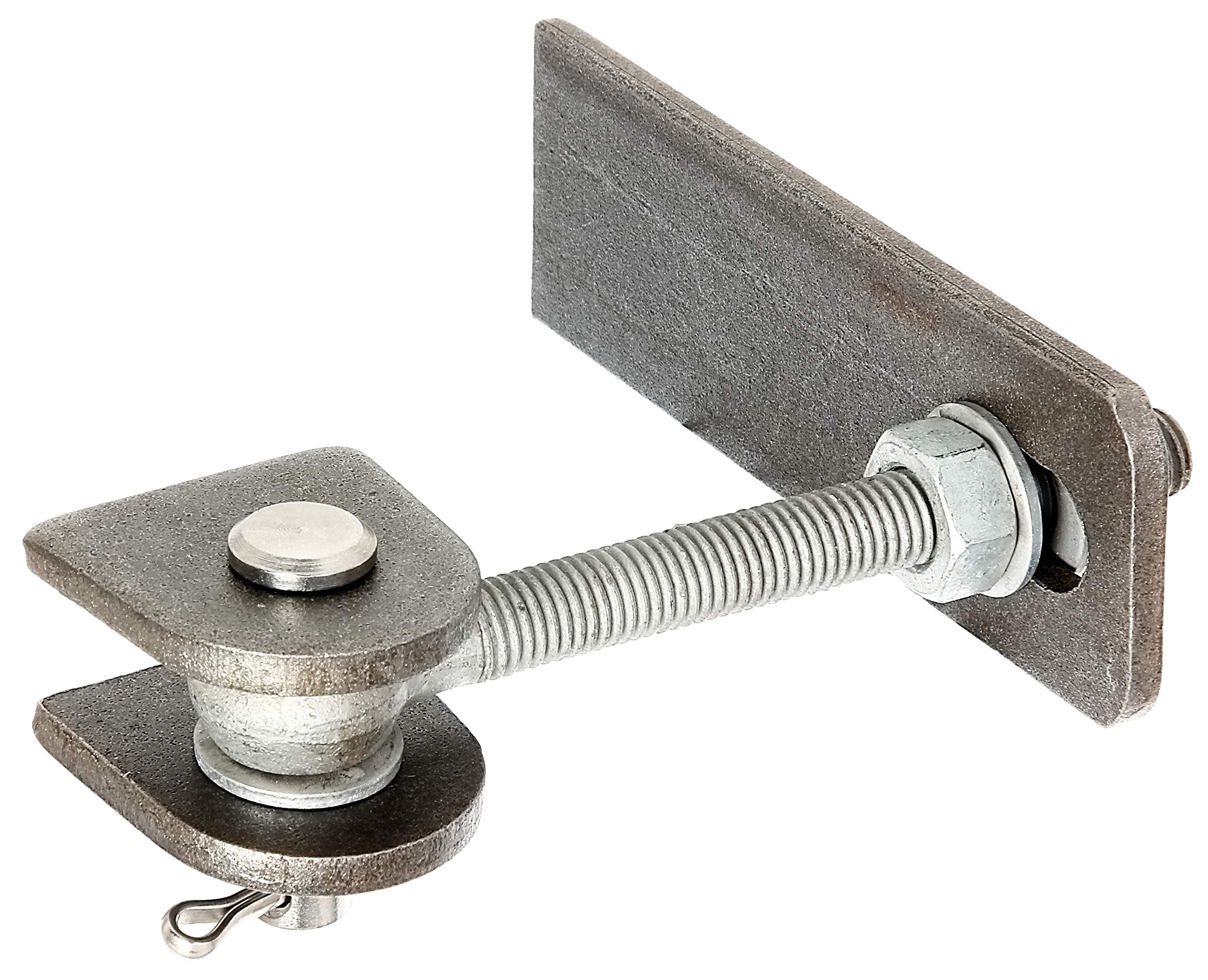 Gah-Alberts M12 411121 Door Hinge 180° Opening Long with Screws/Bolts Hot-Dip Galvanised for Welding