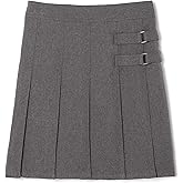 French Toast Girls Adjustable Waist Pleated-Front Two-tab Scooter