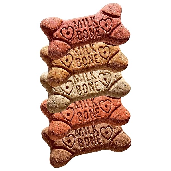 MILK-BONE FLAVOR SNACKS SMALL DOG BISCUITS, FLAVORED CRUNCHY DOG TREATS, 7 POUND BOX