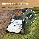 VonHaus 1500W Lawn Scarifier & Aerator 32cm 30L 10m Cable 4 depths view 4
