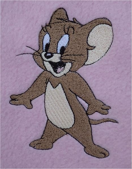 Jerry Tom Jerry Design 613 Manta De Bebe De Forro Polar Bordado Personalizado Gris Soft Grey Talla Baby Amazon Es Bebe