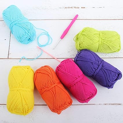 Amazon Co Jp Threadart かぎ針編みコットン糸セット 50グラムの骨 85ヤード 30色展開 Croyarnset Con Generic