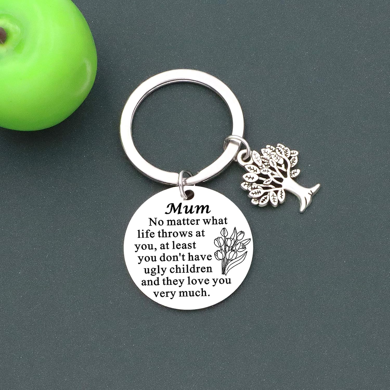 JMIMO Step Mum Gifts Step Mum Christmas Mother's Day Birthday Gifts, Silver - Image 3