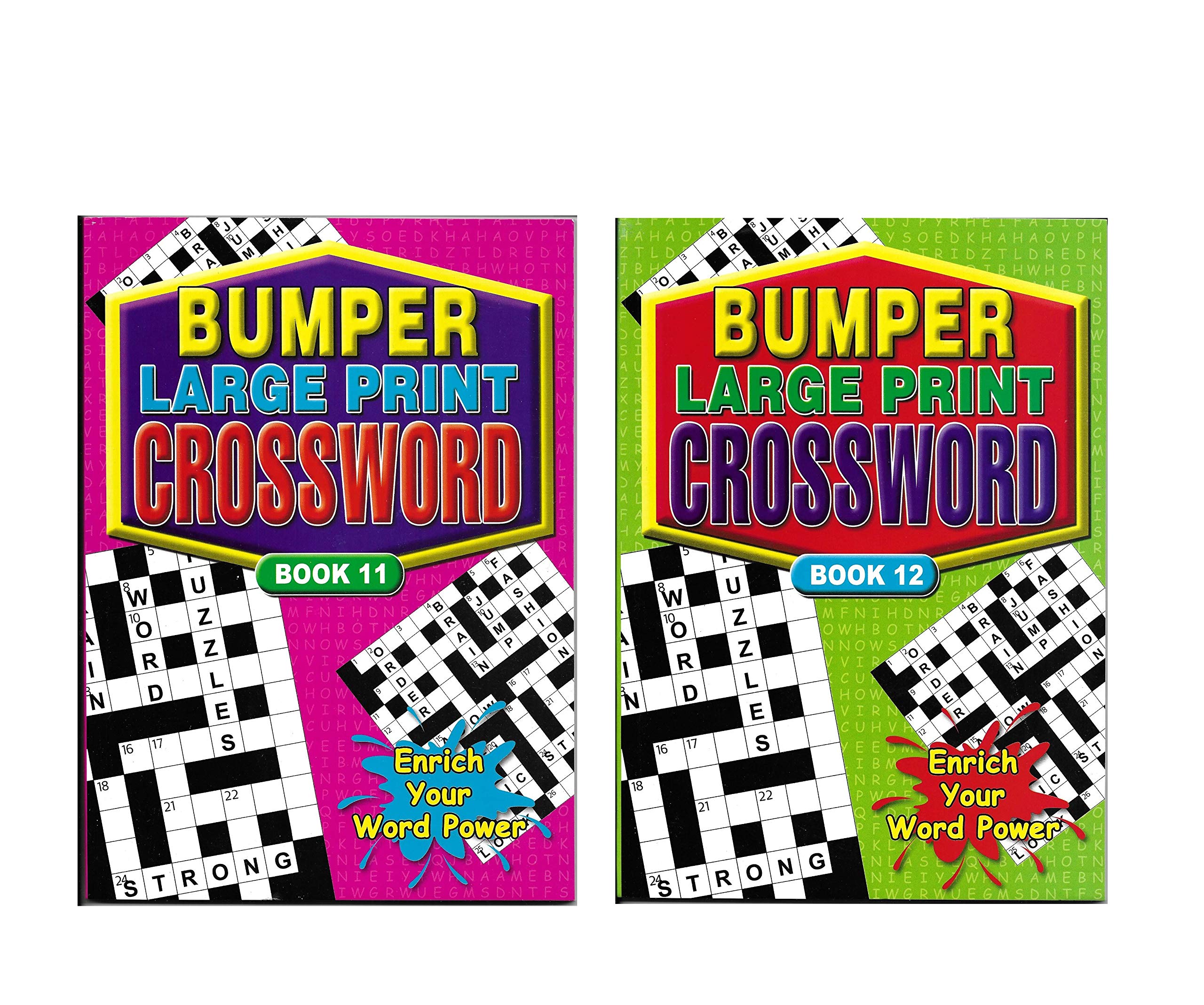 Bumper Large Print Crossword - 2 Book Set