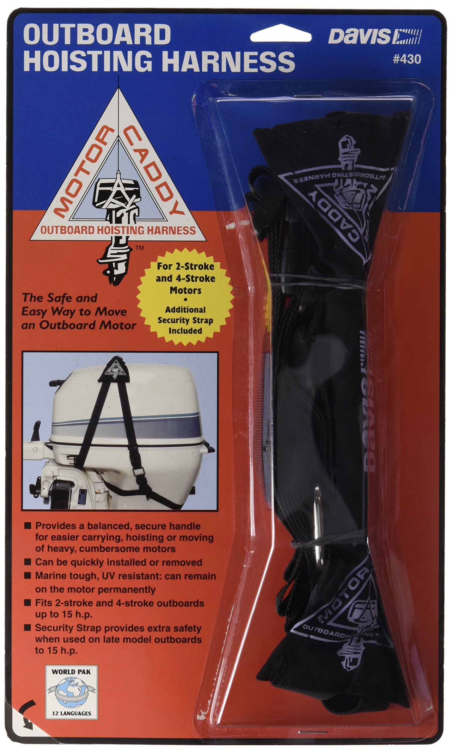 Davis Instruments 166-430 Hoisting Harness for Moving Outboard Motors