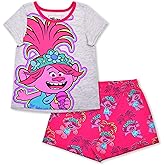 DreamWorks Universal Trolls Poppy Girls 2 Piece T-Shirt and Short Set for Toddlers and Big Kids