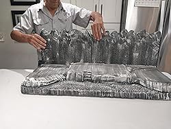 3ft Village Display Stand with mountains for