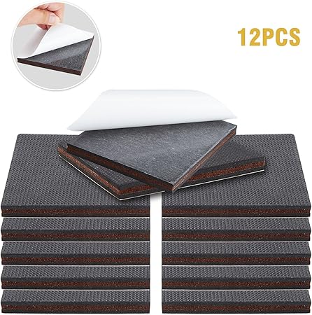 Non Slip Furniture Pads Premium 12 Pcs 4 Furniture Pad Best