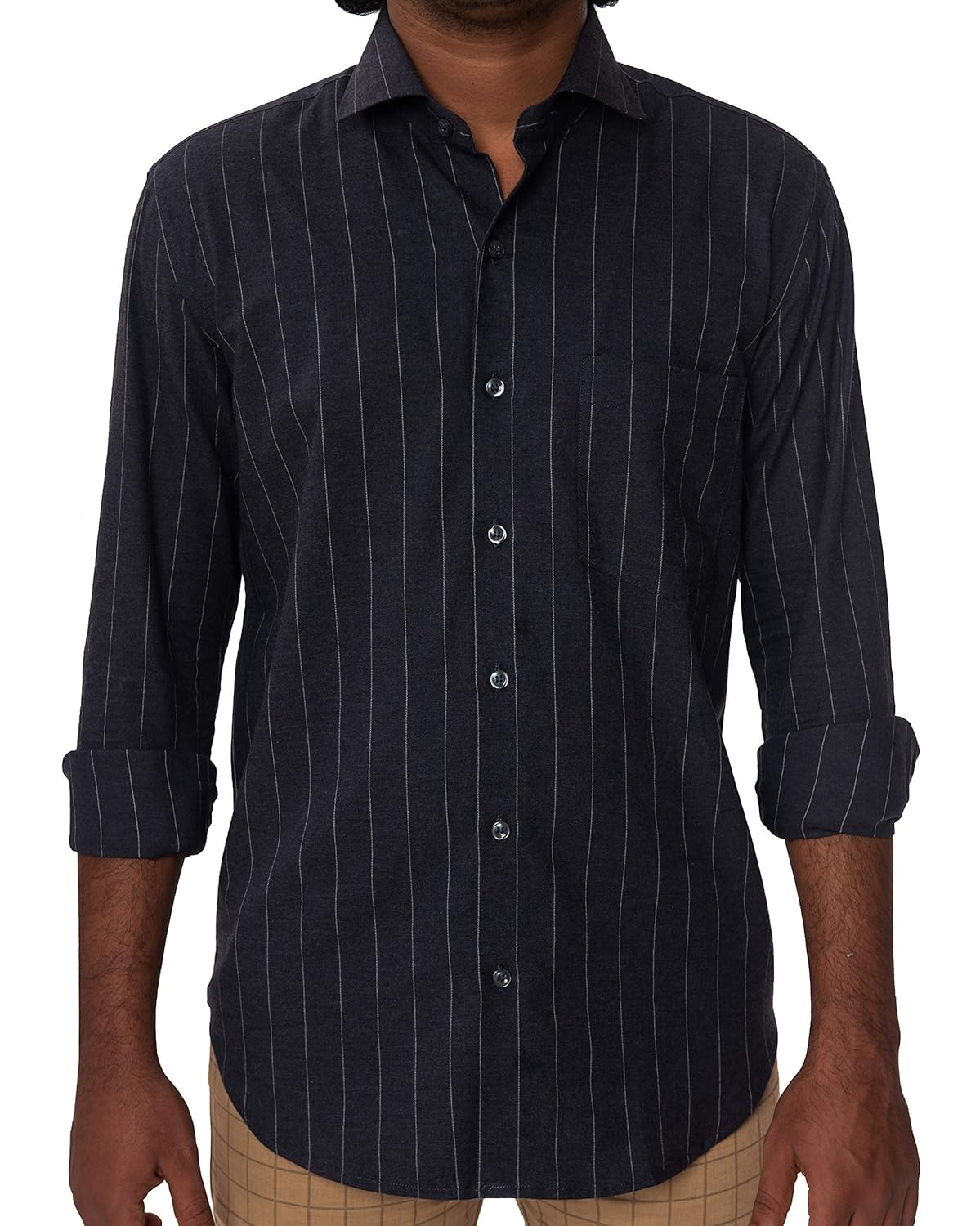 Buy CONTROVERSIAL Men's Egyptian Cotton Slim Fit Shirt () at Amazon.in