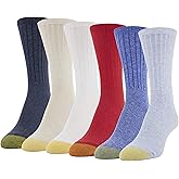 GOLDTOE Womens Casual Texture Crew Socks, Multipairs