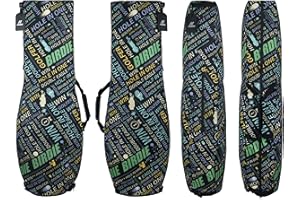 SANDIAN, Golf Travel Bag Cover for Airlines Transit, Heavy-Duty Oxford 1260D, Thick Padded Club Protection Covers, Durable PU Coatings for All Weather Resistant, One Size Fits All