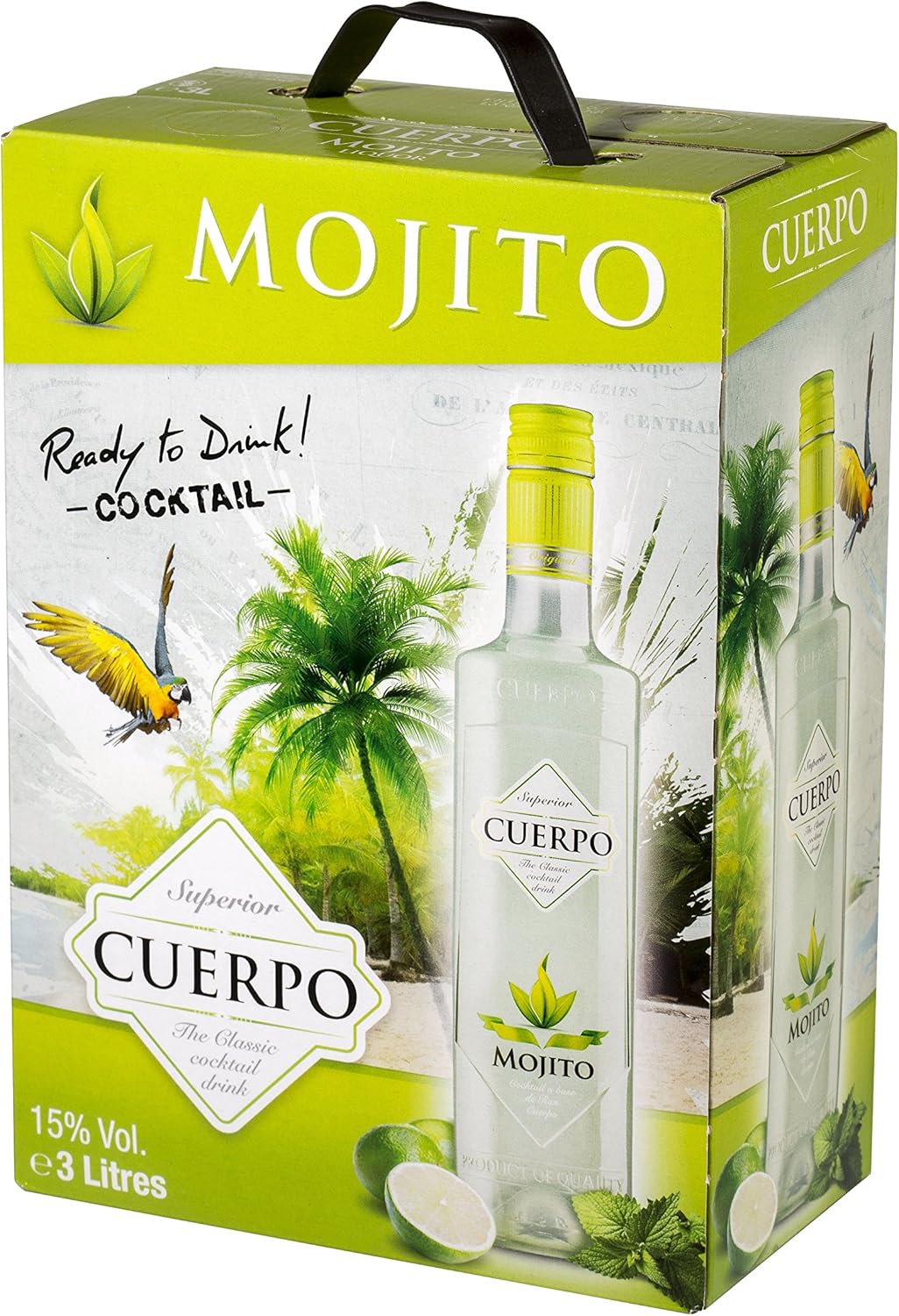 Cuerpo Mojito Liqueur A Base De Rhum 3 L Amazon Fr Epicerie