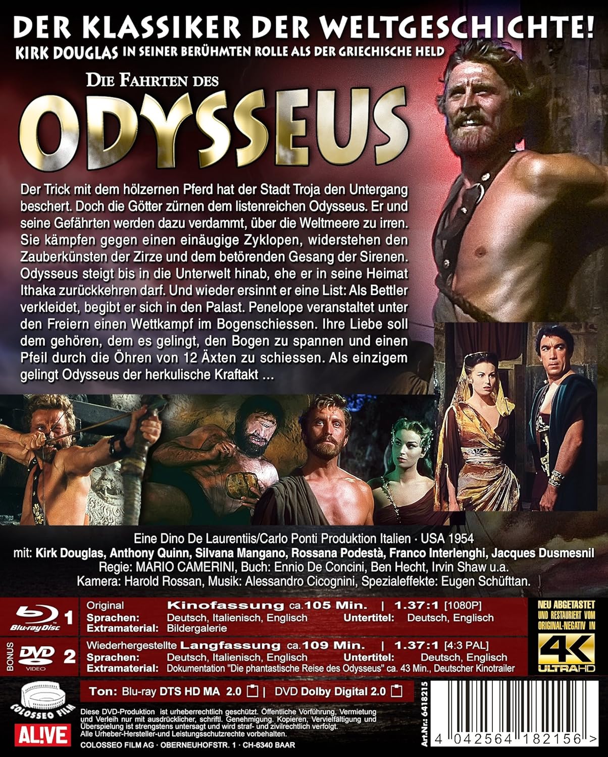 Ulysses (1954) (February 2018) Bluray Forum