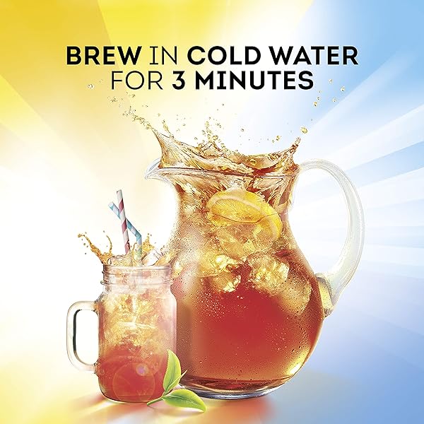 LIPTON COLD BREW ICED TEA BAGS, FAMILY SIZE ZERO CALORIES, EASY-TO-MAKE WITH NO BOILING NEEDED, 22 TOTAL TEA BAGS