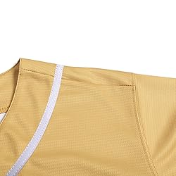 DEHANER Old Gold Baseball Jersey for Men Women