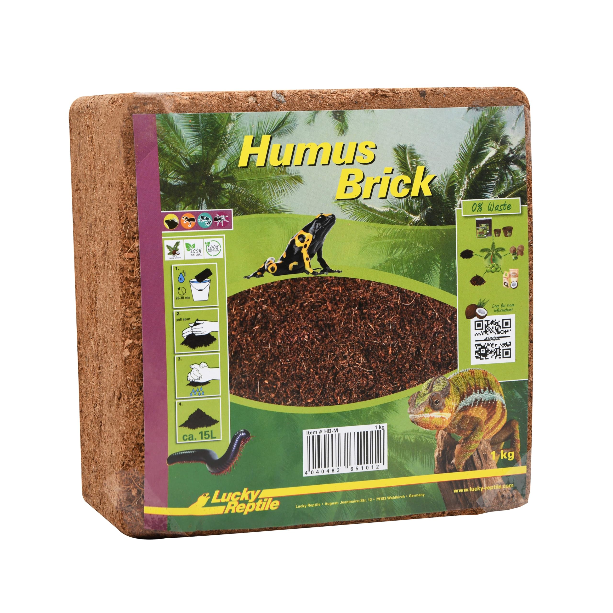 Lucky Reptile HB-M Humus Brick, 1 Kg