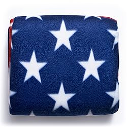 American Flag Throw Blanket - Plush Polyester