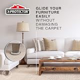 X-Protector Furniture Sliders for Carpet 16 pcs 9 cm Moving Pads view 6