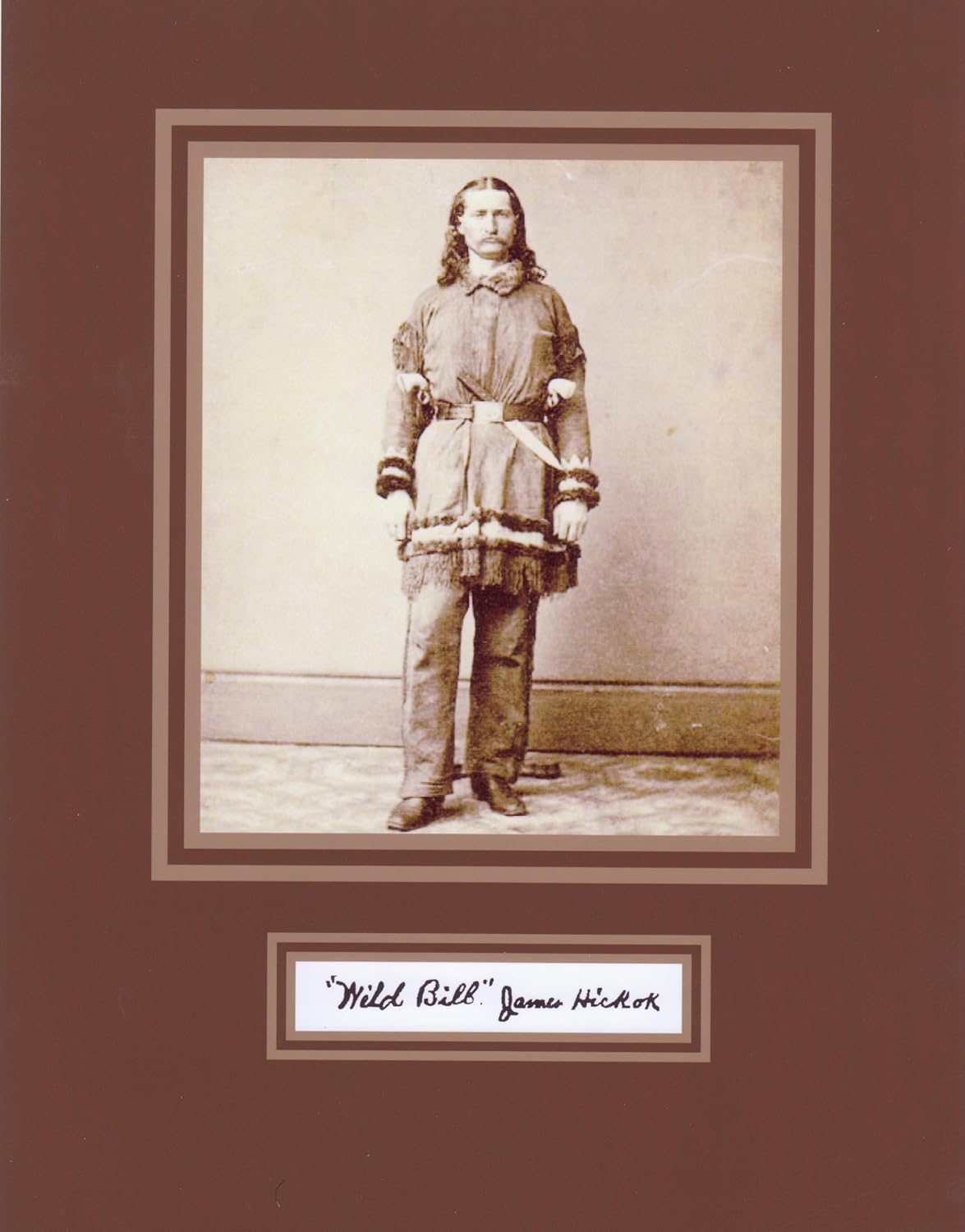 Photographs - Kirkland Wild Bill Hickok, 8 X 10 Autograph Photo on Glossy Photo Paper