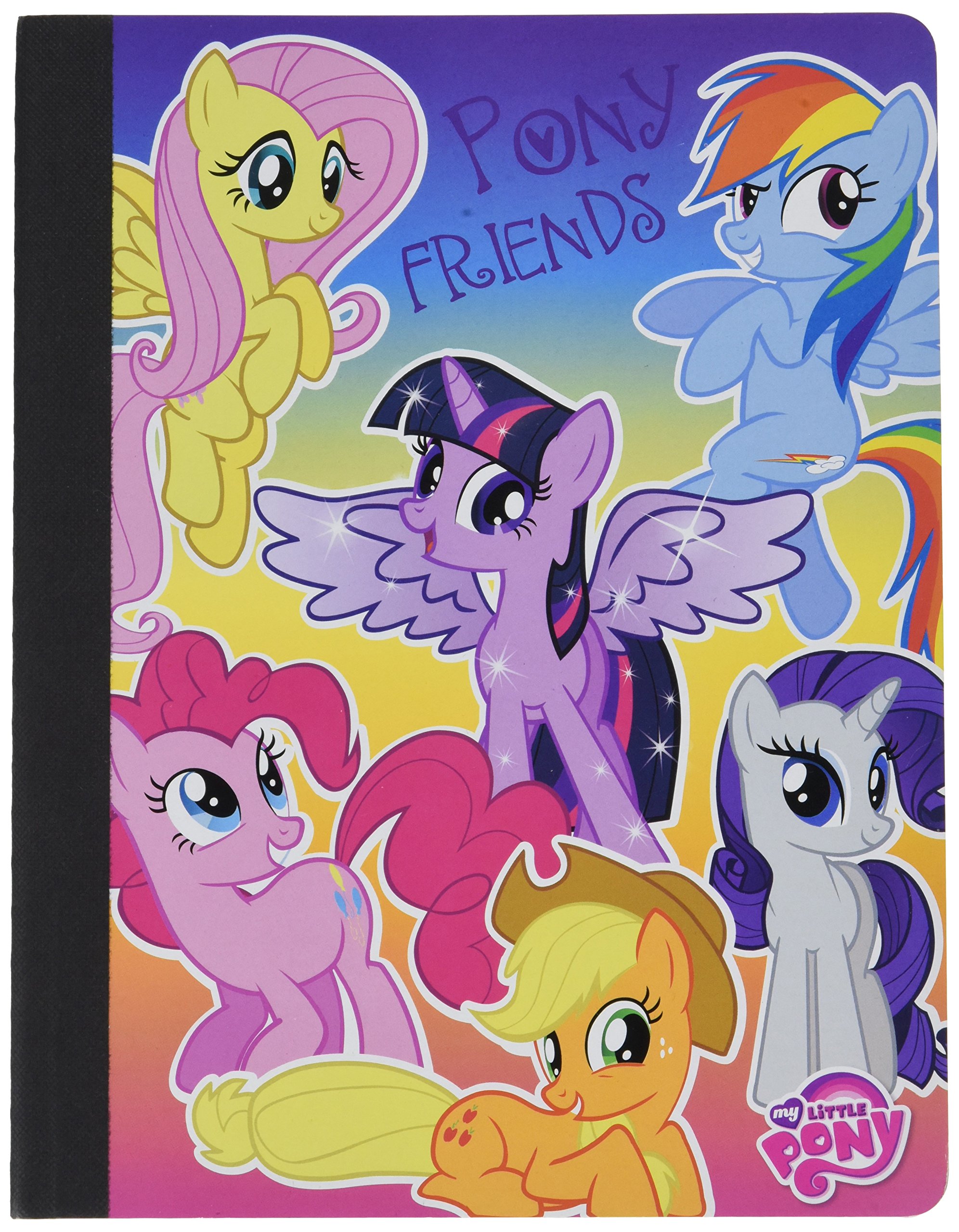 My Little Pony Pony Friends composition book 50 sheets 7.5" x 9.75"