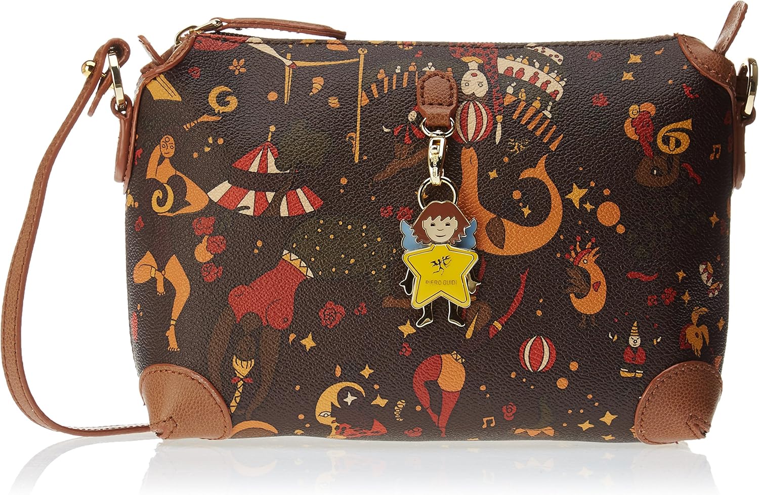 leather personalised cross body bag