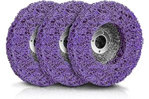 YUEYUEZOU 3 Pack Strip Discs Stripping Wheel for Angle Grinders Clean and Remove Paint, Rust Welds, Oxidation (4'' x 5/8'')