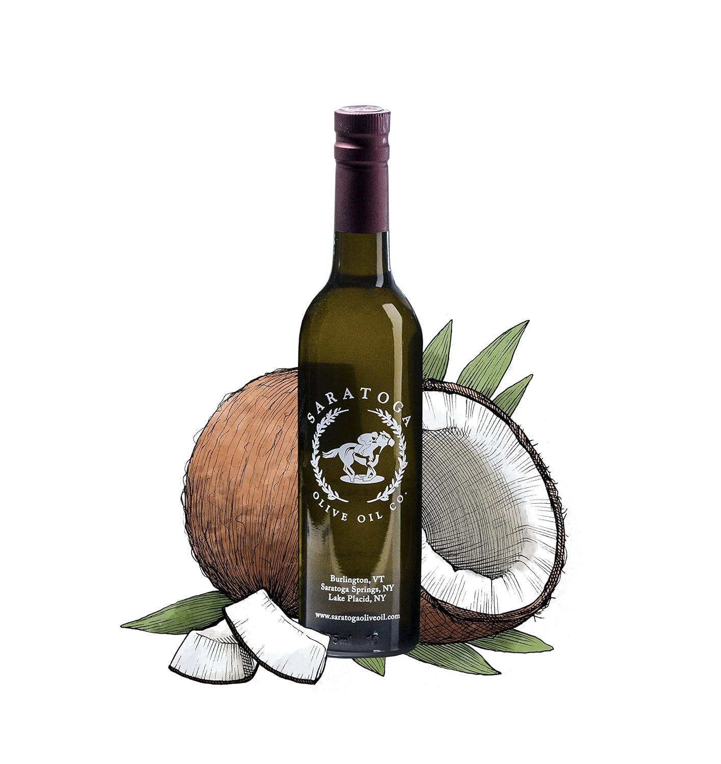 Saratoga Olive Oil Company Coconut White Balsamic Vinegar 200ml (6.8oz)