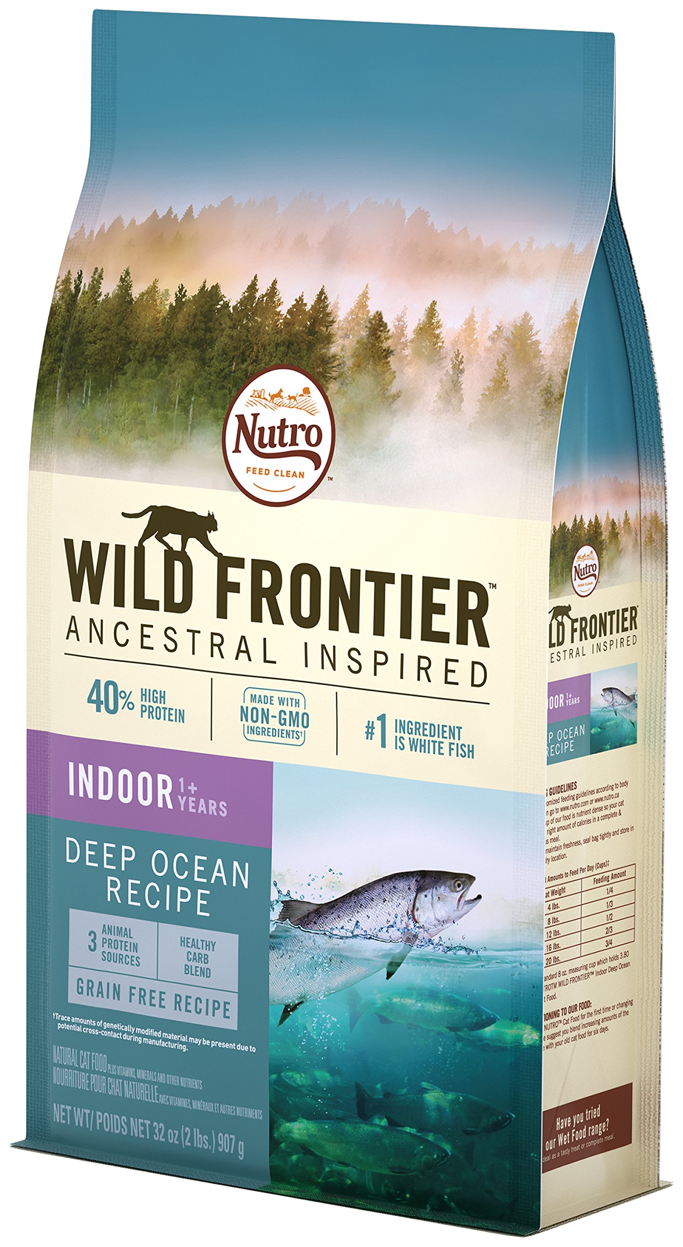 Nutro WILD FRONTIER Indoor Adult Whitefish Flavor Grain Free Dry Cat