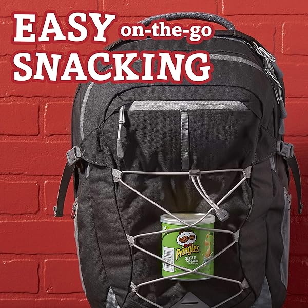 PRINGLES POTATO CRISPS CHIPS, LUNCH SNACKS, OFFICE AND KIDS SNACKS, GRAB N’ GO, SOUR CREAM AND ONION (12 CANS)