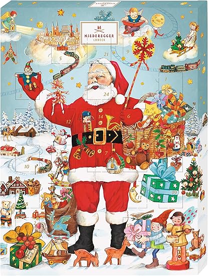 Calendrier De L Avent Niederegger Santa Claus 500g Amazon Fr Epicerie
