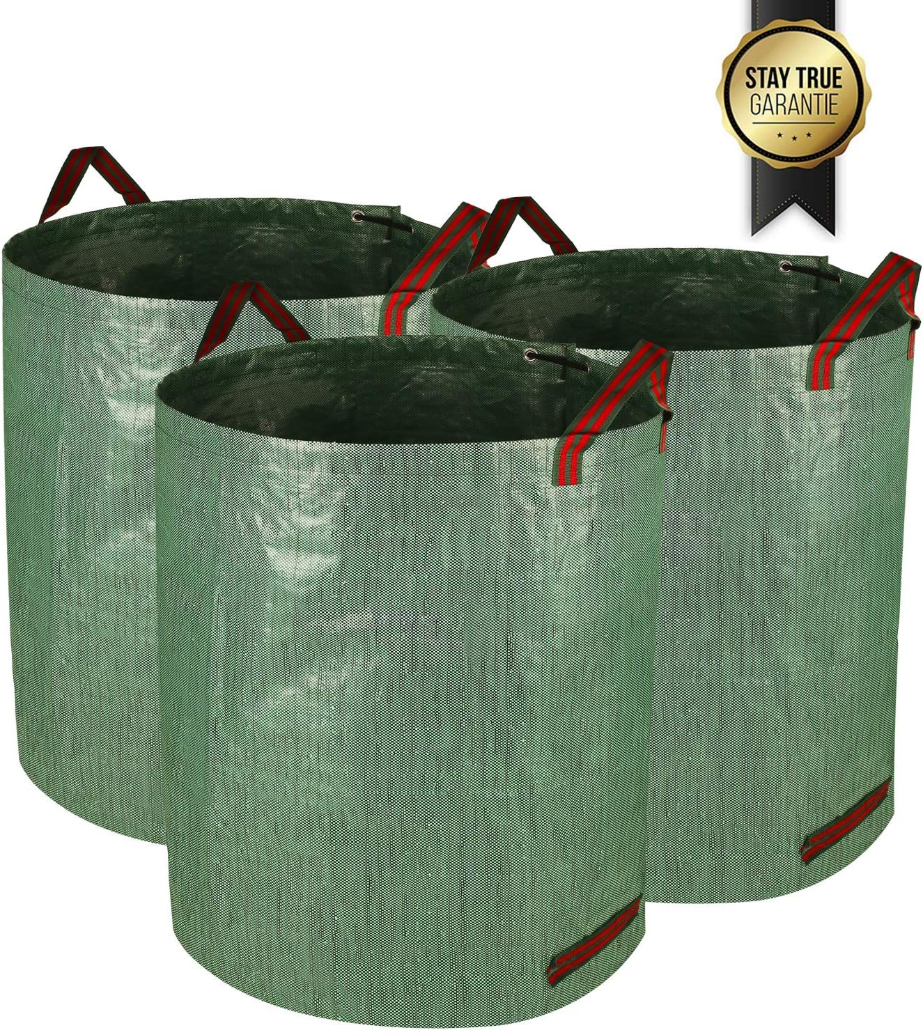 Speedsporting 3x 272L Large Garden Waste Bags Garden Storage Bag in set