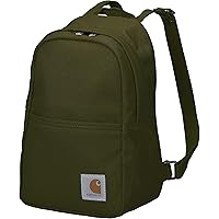 Carhartt Mini Backpack, Everyday Essentials Daypack for Men and Women, Basil, One Size