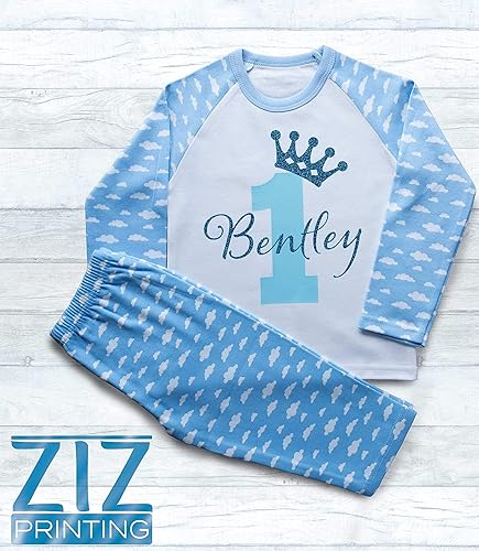 personalised 1st birthday pjs