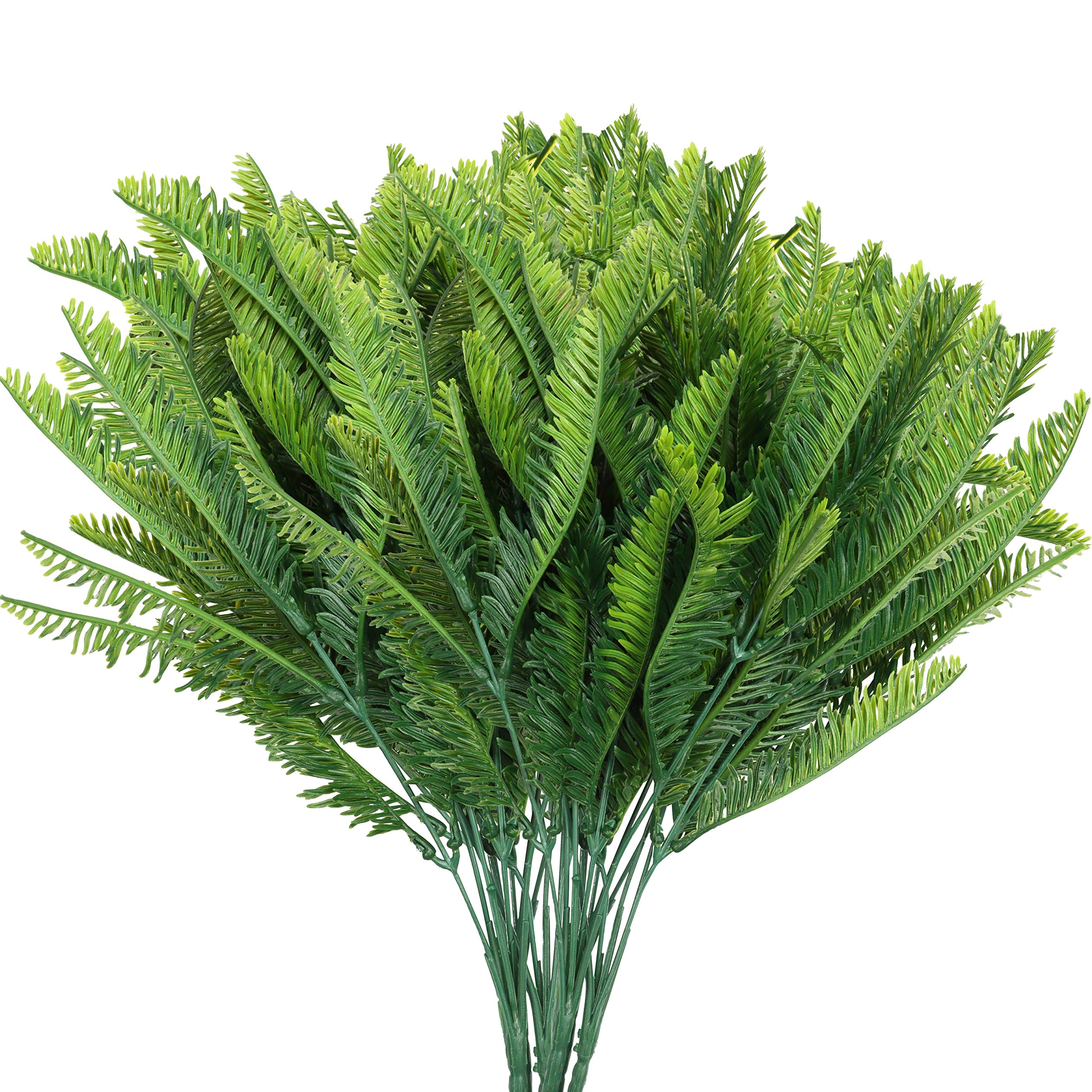 Buy BELLE VOUS 6 Pack Plastic Artificial Faux Hanging Boston Fern s