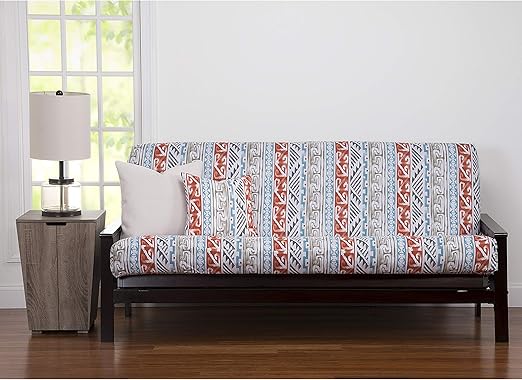 Amazon Com Pologear Southwestern Microfiber Futon Cover Queen Home Kitchen