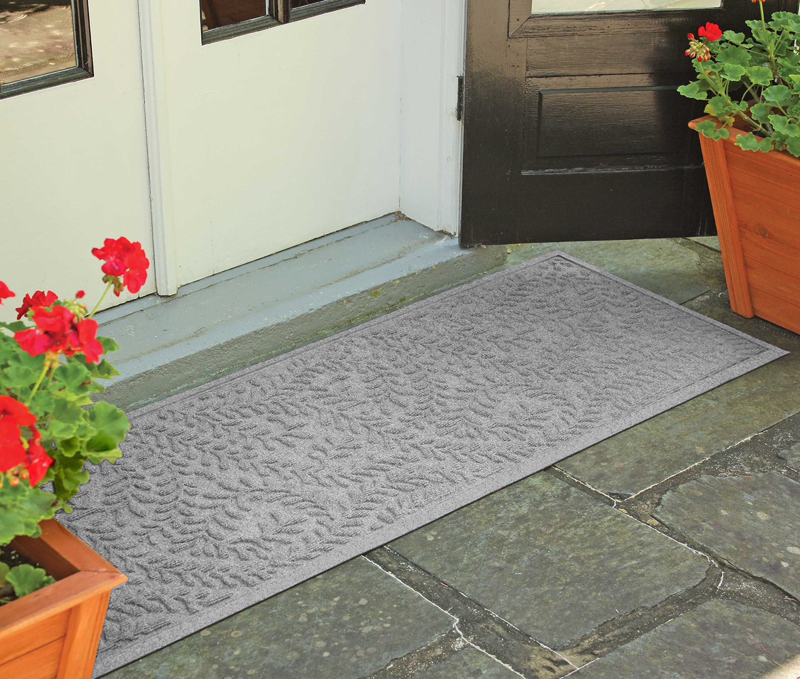 Bungalow Flooring Waterhog Indoor/Outdoor Runner Rug, 22" x 60", Skid