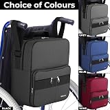 iMedic Deluxe Wheelchair Bag Black Back of Chair Backpack H37 x W33 x D18cm view 4