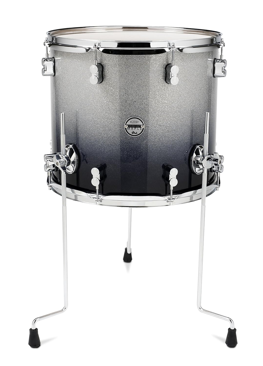 Pacific Drums PDCM1416TTSB 14 x 16 Inches Floor Tom with Chrome
