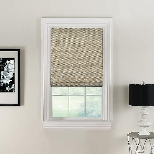 Amazon Com Furniture Fresh Flat Roman Shades Blackout Thermal