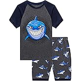 Family Feeling Little Big Boys Summer Pajamas Sets Short 100% Cotton Pjs