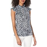 Ramy Brook Women's Short Sleeve Printed Skye Blouse