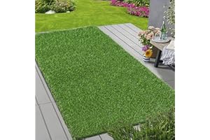 HEBE RUGS HEBE Artificial Turf Rug,3'x5', Grass Mat with Drainage Hole, Reusable Grass Turf Mat Pee Pad for Dog Potty Training Indoor Outdoor Use