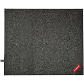 KickBlock Drum Rug 6'6" x 5'6" &ndash; Drum Set Rug &ndash; Made in USA | Non-Slip Rubber Backing with Gig Bag Included &ndash; Drum Mat for Acoustic and Electronic Kits &ndash; Folds Compact for Travel