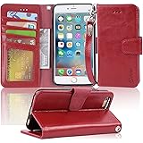 Arae Wallet case for iPhone 6s Plus/iPhone 6 Plus [Kickstand Feature] PU Leather with ID&Credit Card Pockets for iPhone 6 Plu