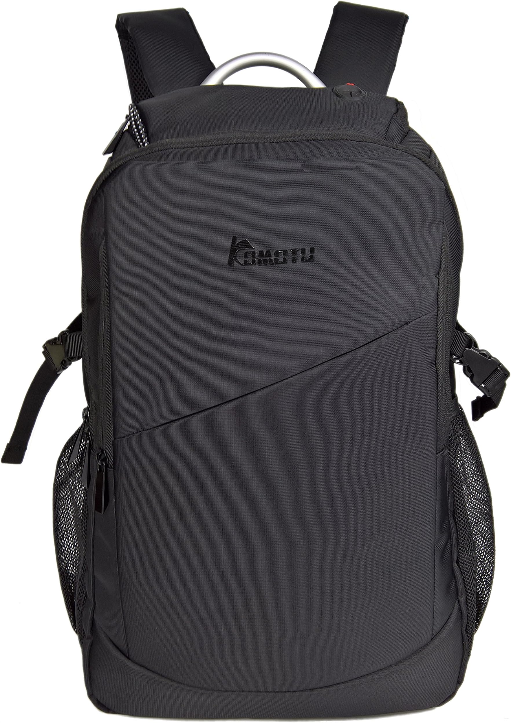 Komotu Backpack Commerce Laptop Bag Outdoor Bag Multifunctional Interlayer Waterproof Polyester Fabrics For School For Work For Travel For Business Trip 17-17.3 inches