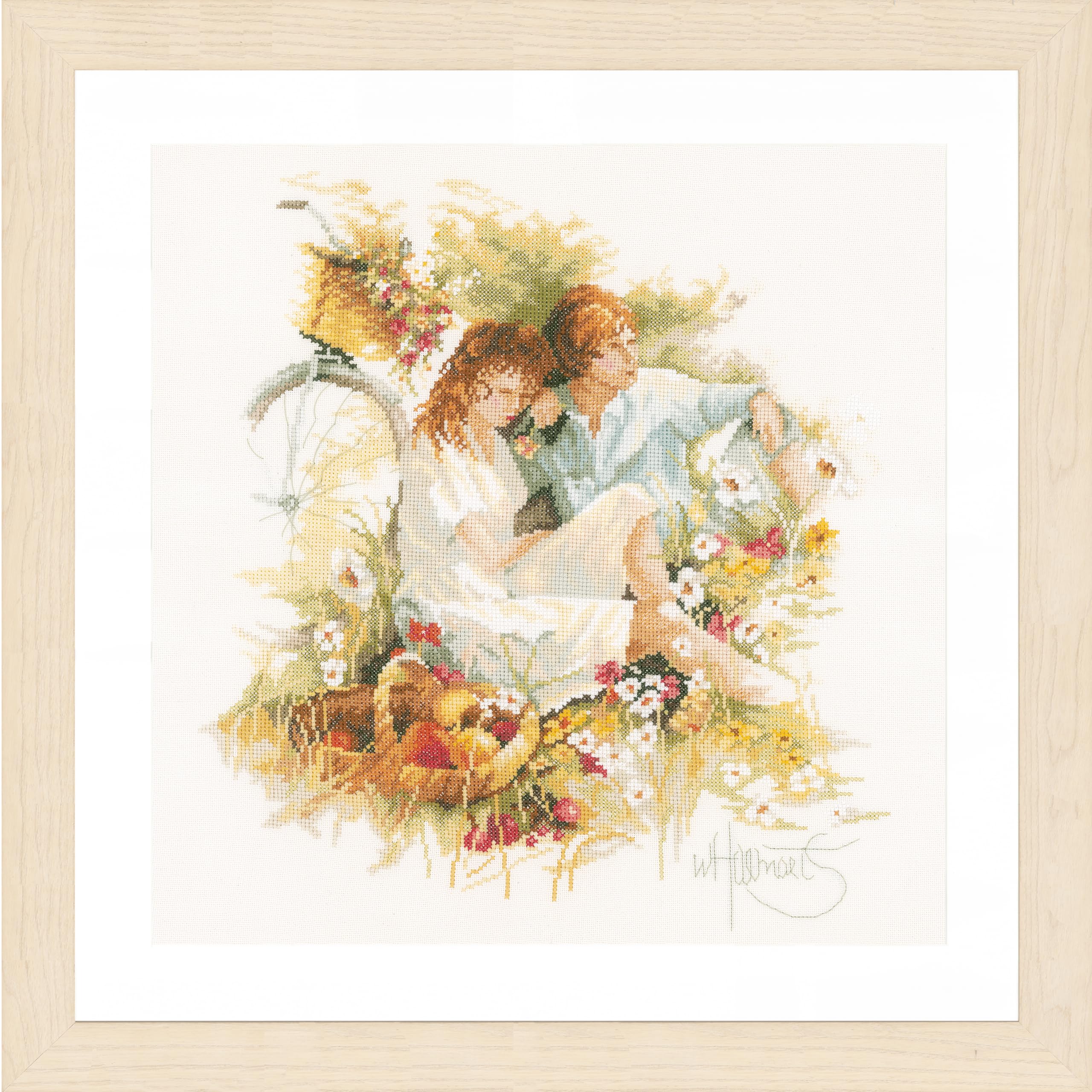 Lanarte Cross Stitch Kit, Multicoloured, 32x37cm