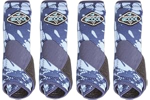 Professional's Choice 2XCOOL Sports Medicine Horse Boots | Protective & Breathable Design for Ultimate Comfort & Durability in Active Horses | Value 4 Pack | Small, Medium, Large
